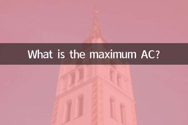 ¿Cuál es la CA máxima?