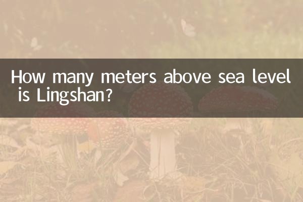 Quantos metros acima do nível do mar fica Lingshan?