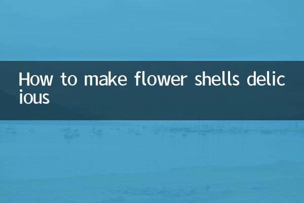 Como fazer cascas de flores deliciosas