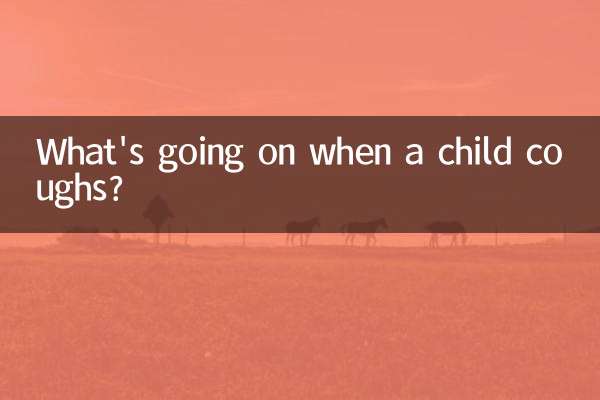 What's going on when a child coughs?