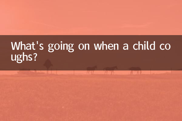 What's going on when a child coughs?