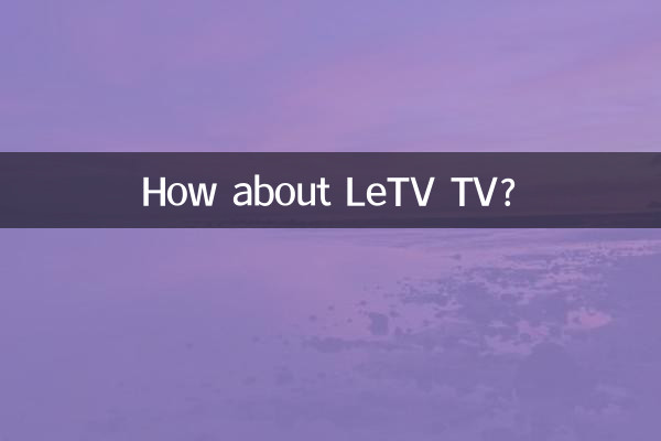 How about LeTV TV?