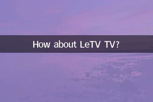 How about LeTV TV?