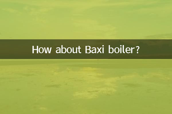 How about Baxi boiler?