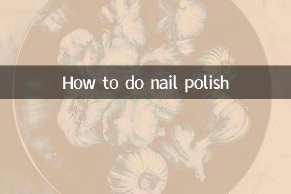 How to do nail polish