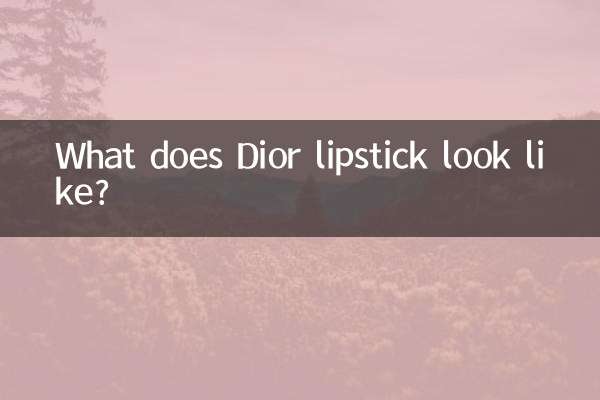 ディオールの口紅ってどんな感じですか？