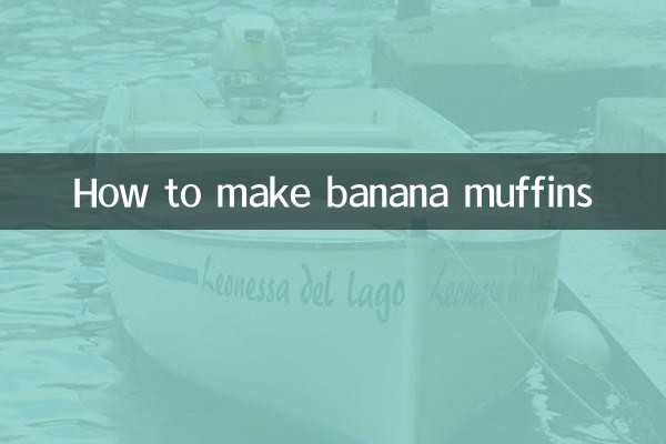 Comment faire des muffins à la banane