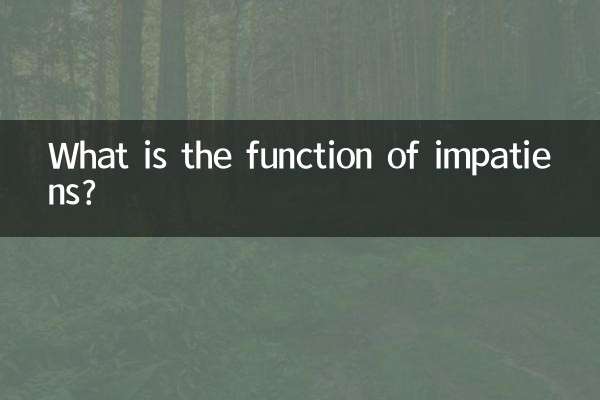 ¿Cuál es la función de las impaciencias?