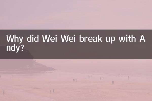 ウェイウェイはなぜアンディと別れたのでしょうか？