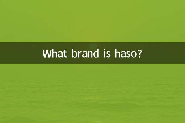 ハソってどんなブランド？