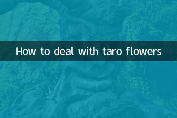 タロイモの花の対処法