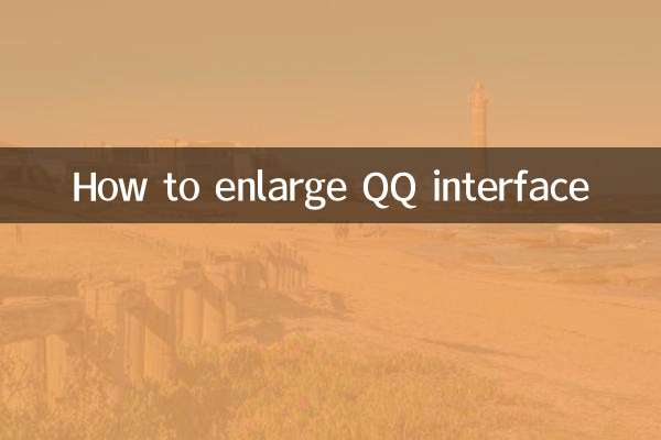 QQ 인터페이스를 확대하는 방법