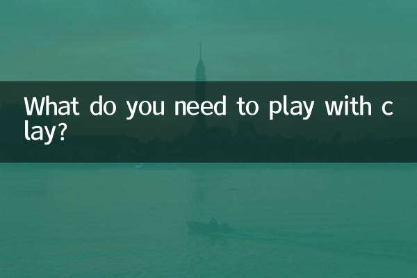 Что нужно для игры с глиной?