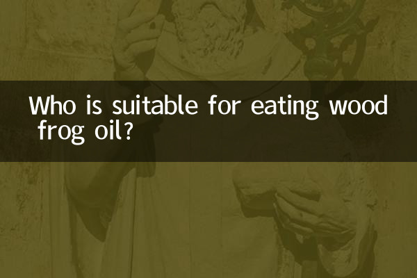 Who is suitable for eating wood frog oil?