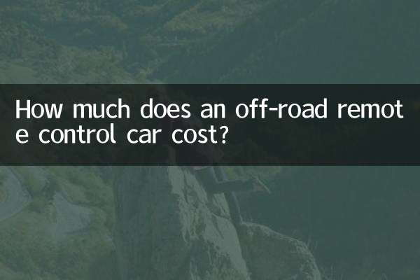 Quanto custa um carro com controle remoto off-road?