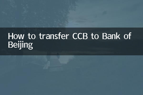 How to transfer CCB to Bank of Beijing