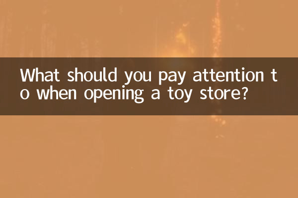 A quoi faut-il faire attention lors de l'ouverture d'un magasin de jouets ?
