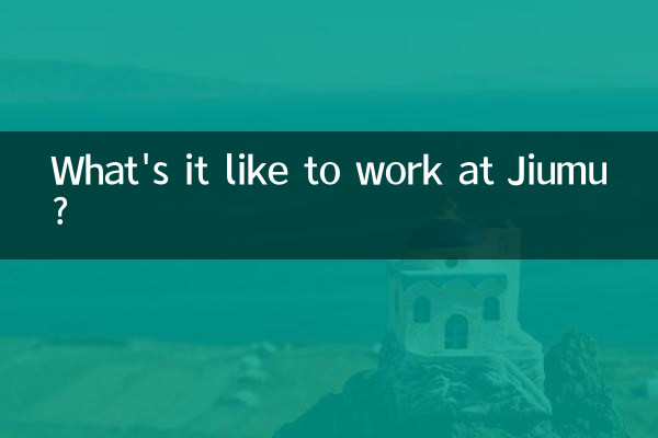 Jiumu에서 근무하는 것은 어떤가요?