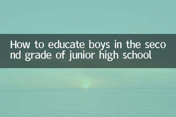 جونیئر ہائی اسکول کے دوسری جماعت میں لڑکوں کو تعلیم دینے کا طریقہ