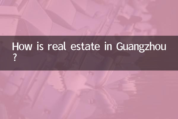 Wie sind Immobilien in Guangzhou?