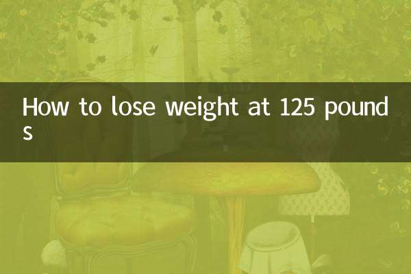Come perdere peso a 125 libbre