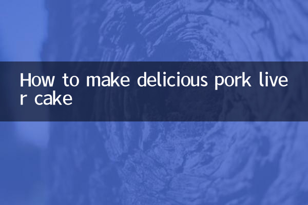 Wie man köstlichen Schweineleberkuchen macht