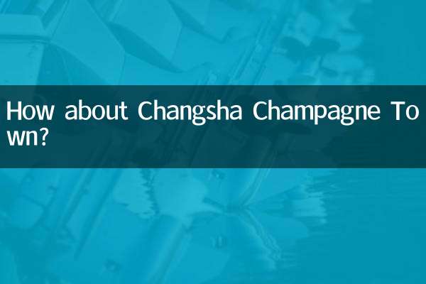 Et la ville de Champagne de Changsha ?