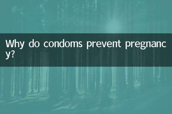 Why do condoms prevent pregnancy?