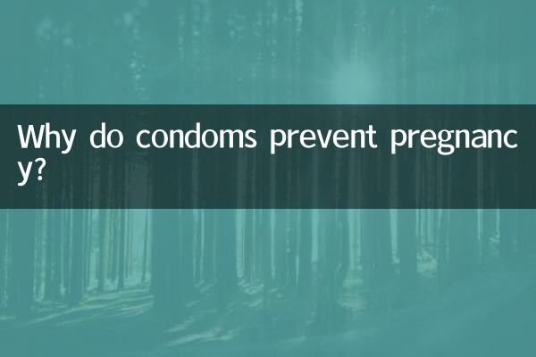 Why do condoms prevent pregnancy?