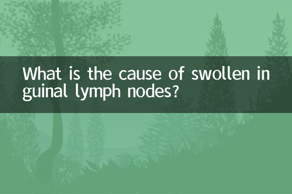 ما هو سبب تضخم الغدد الليمفاوية الأربية؟