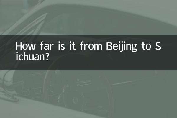 How far is it from Beijing to Sichuan?
