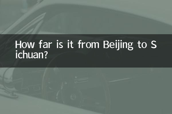 How far is it from Beijing to Sichuan?