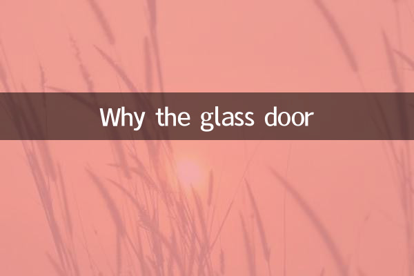 ¿Por qué la puerta de cristal?