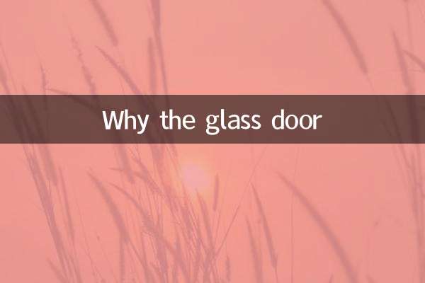 شیشے کا دروازہ کیوں؟