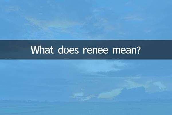 Que signifie Renee?