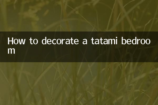 Come arredare una camera da letto con tatami