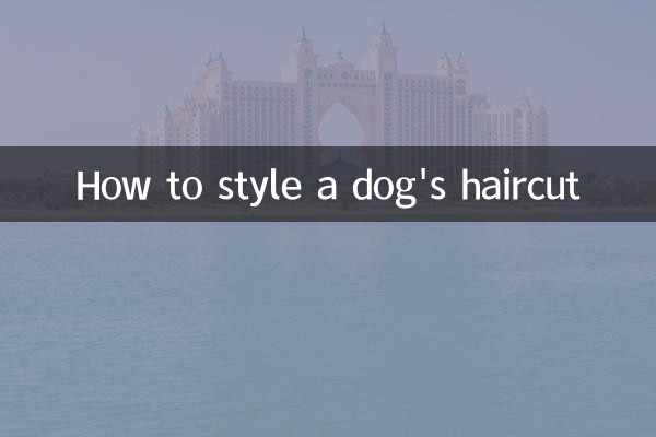 Cómo peinar el corte de pelo de un perro