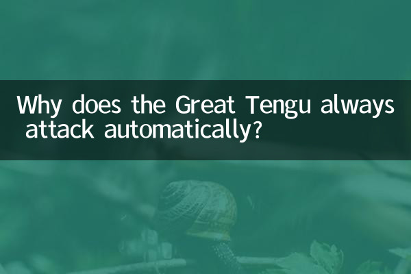 ¿Por qué el Gran Tengu siempre ataca automáticamente?