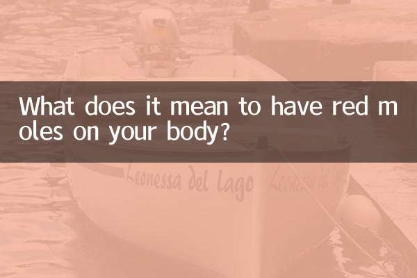 ¿Qué significa tener lunares rojos en el cuerpo?