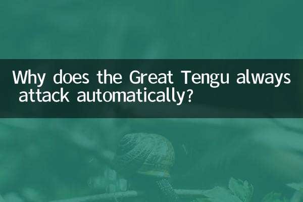 ¿Por qué el Gran Tengu siempre ataca automáticamente?