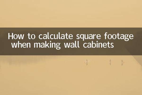 Cómo calcular los pies cuadrados al hacer gabinetes de pared