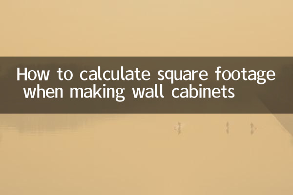Cómo calcular los pies cuadrados al hacer gabinetes de pared