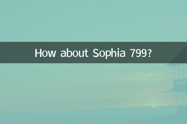 ¿Qué tal Sofía 799?