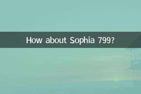 ¿Qué tal Sofía 799?
