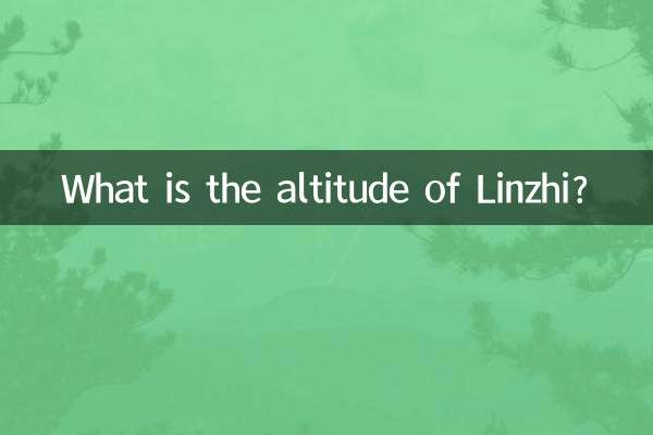 ¿Cuál es la altitud de Linzhi?