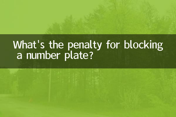 挡号牌怎么处罚