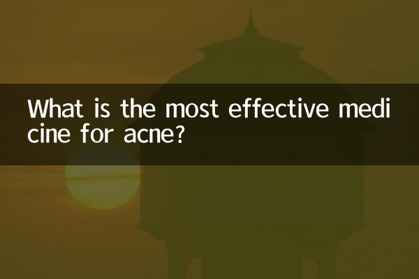 Quel est le médicament le plus efficace contre l’acné ?