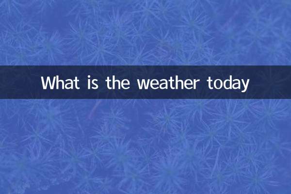 ¿Cuál es el clima hoy?