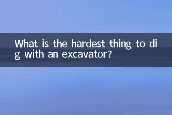 挖机挖什么最难