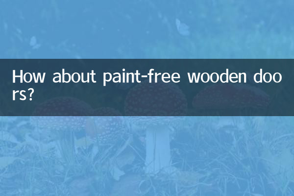 Wie wäre es mit lackfreien Holztüren?